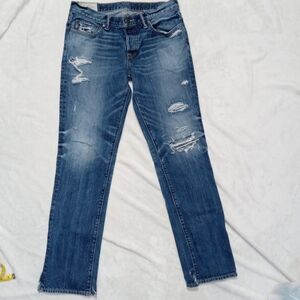 Abercrombie & Fitch Blue Relaxed Jeans